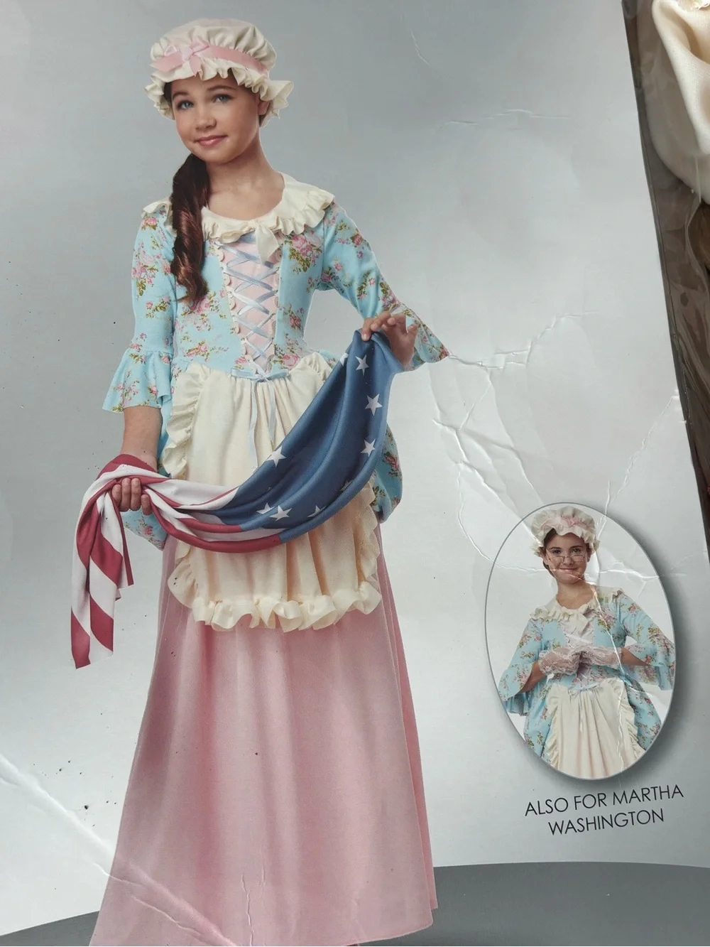 California Costumes Colonial Lady Founding Mother Halloween Costume kids Medium
